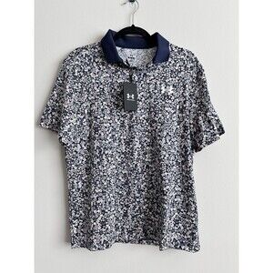 Under Armour Men's UA Matchplay Polo Shirt $60 -Down Pour- M